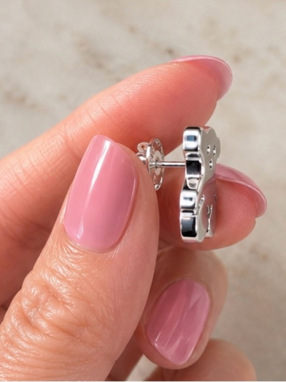 Sterling Silver Teddy Bear Stud Earrings | Cute Bear Design | New in Gift Box 🤍🧸 - Picture 7 of 7